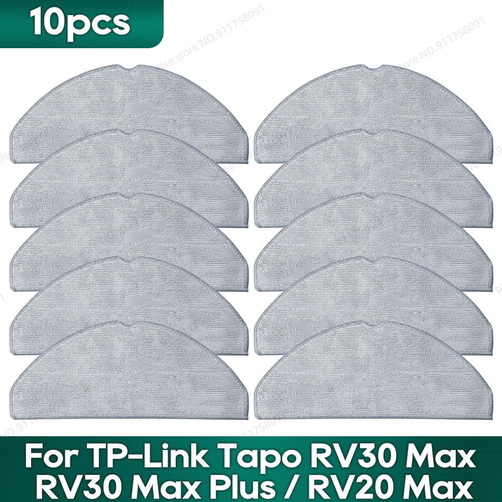 Compatible para TP-Link Tapo RV30 Max Plus/ RV30 Max/ RV20 Max Plus / RV20 Max Accesorios Filtro Hepa Mopa Cepillo Lateral Piezas