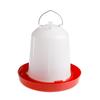 Chicken Feeder Waterer Baby Chick Drinker Feeder with Carrying Handle Capacity 2.5 L Chicken Water Feeder Pet Supplies
