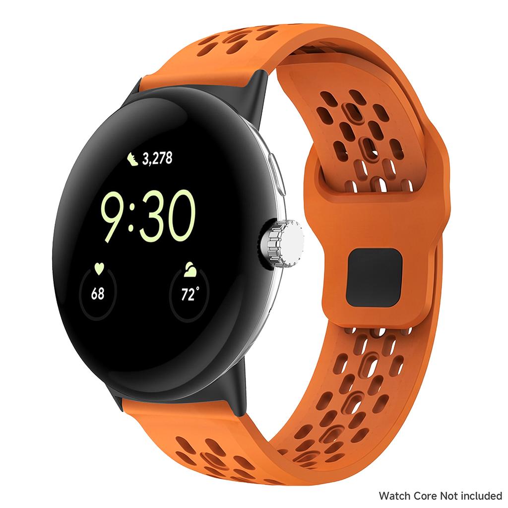Silicone Band For Google Pixel Watch 5/4/3/2/1 Breathable Sport Strap For Pixel 3/4/5 45mm Smartwatch Replacement Soft Bracelet