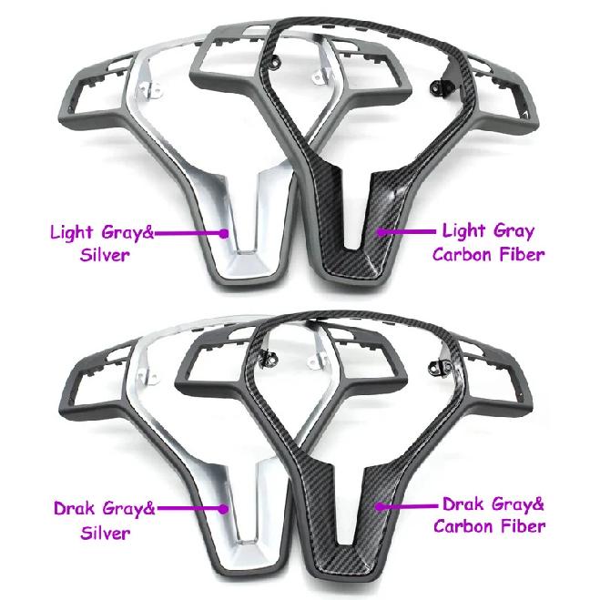 25MM Interior Car Steering Wheel Cover Panel Trim For Mercedes Benz A B C E Class W176 W246 W204 X204 W212 W207 W156 W117
