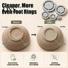 Clay Trimming Tool Set 5Pcs Pottery Foot Ring Set, Base Aligner, Molder, Even Press for Bowls Cups Espresso Mugs Handbuilt Ceramics Handmade Supplies