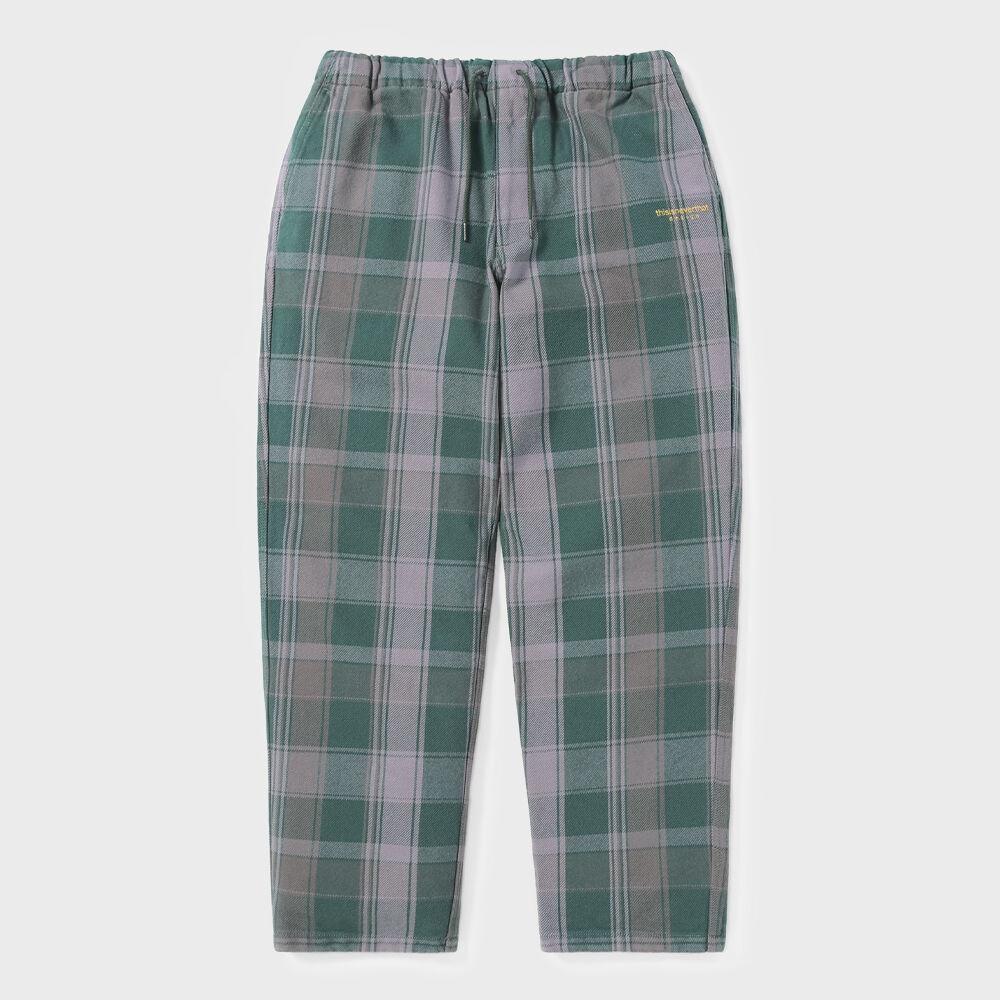 Disizeneverthat Большие клетчатые фланелевые штаны Лавандовые S