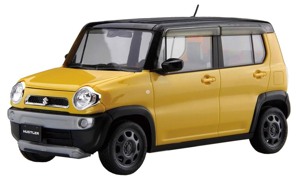 Fujimi Models Car NEXT Series 12 Suzuki Hustler Plastic Model Kit Car NX12 1/24 No. (G/Active Yellow) Pre-colored