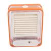 Table Air Cooler Usb Charging Orange Portable Mini Desktop Humidifier Fan Low Noise with Colored Night Light