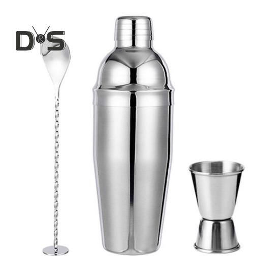 

Набор шейкеров для коктейлей 24 унции, миксер для коктейля «Мартини» из нержавеющей стали с мерной ложкой для смешивания, аксессуары для барменов и начинающих барменов 1 Set