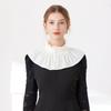 Adjustable False Collar Layered Detachable Collar Shawl Cape Noble Lace Neckpiece for Women False Collars
