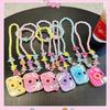 2Pcs Cute Glowing Toy Cartoon Sanrio Kuromi Children Projection Camera Beaded Necklace Bracelet Jewelry Girl Birthday Gift