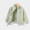 Winter Winter Kids Plush Coat Simple Fashion Children Solid Color Casual Outerwear Toddler Jacket