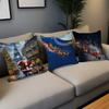 MovieThe Polar Express Decorative Room Aesthetics Pillow Case Home Decor Bedroom Sofa Bed Couch Pillow Cover 45x45