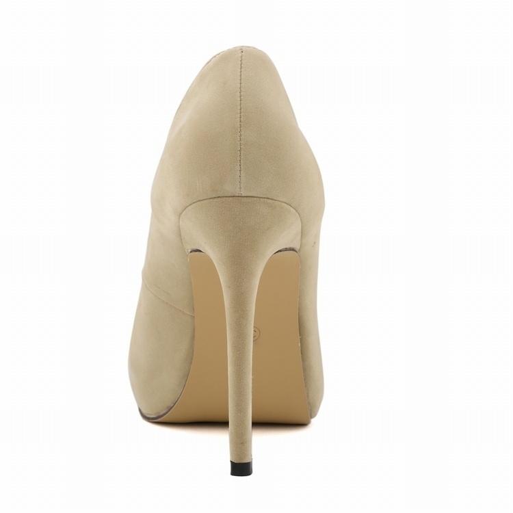 New Women Stilettos Pumps Sexy 11cm Round Toe Velvet High Heels Shallow Elegant Lady Office Party Wedding Shoes