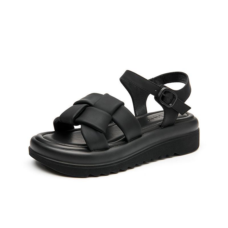 

Fashion Women s Shoes Beach Summer 2024 Sandals for Woman Platform Roman Style Green The Best Shoe Chic and Elegant Korea Trend Footwear 40