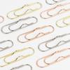 10pcs Metal Pen Fix Clips Ticket Clip Multi-functional Stationery Clips Book Cover Gold Silver Rose Pen Holder Pin