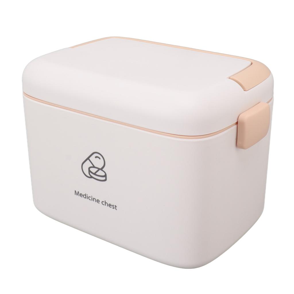 Large Medicine Storage Box Organizer Container Family Emergency Medicine Case with Removable Tray