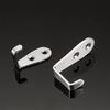 8/4 PCS Double Hole Hook Heavy Duty Stainless Steel Wall Hook Waterproof Sticky Hook Bathroom Hanging Towel Key Coat Bag