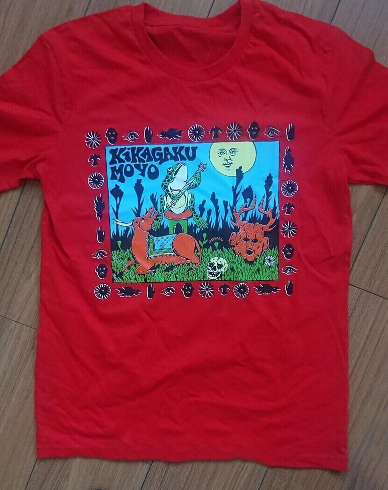 Vtg Kikagaku Moyo Band Tour Concert Cotton Red S-5XL Unisex Shirt Unisex T-Shirt S