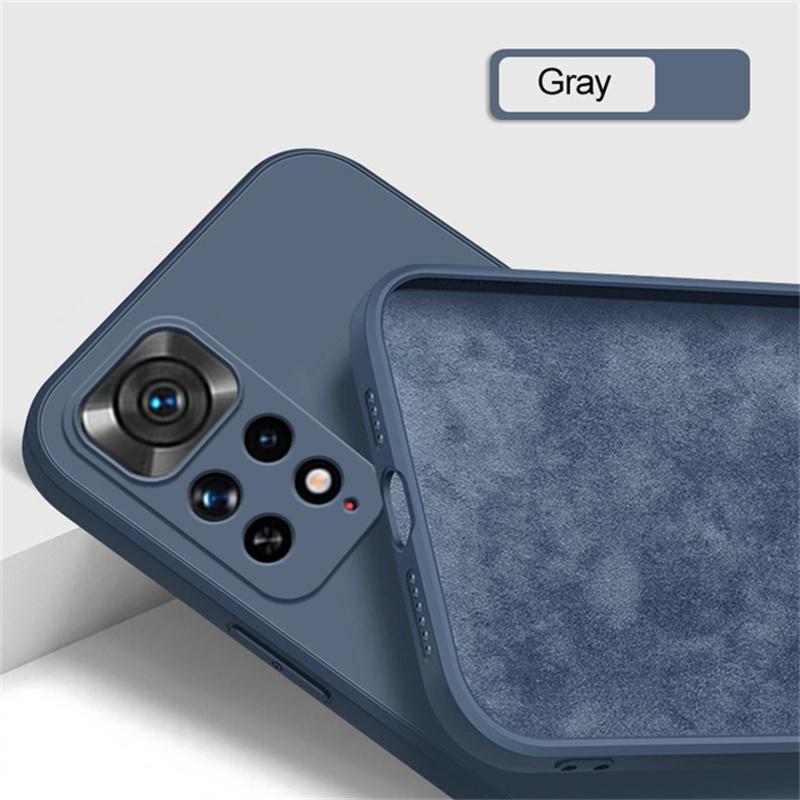 Liquid Silicone Case For Xiaomi Redmi Note 10 10S 9S 7 8 9 Pro Max K70 K70E K60 K60E K30 K40 K50 Ultra Soft Shockproof Cover