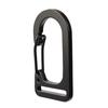20pcs U Shape Webbing Buckle Wire Gate Carabiner Spring Snap Hook Keychain Paracord EDC Alloy Keyring for Hiking Camping Fishing