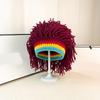 Warm Interlaced Hat With Humorous Hair Fashion Unisex Cold Weather Ear Security For Family
