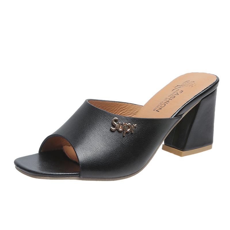 

Fashion Sandalias mujer verano 2025 Female Flipflop Slippers Summer Style Fashion Heels Slides Shoes For Girls Comfortable Sandals Woman 35 чёрный