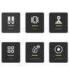 Sturdy Metal Two Position Toggle Switches With LED Light Designs for CustomES Electronics And Model Making Supplies
