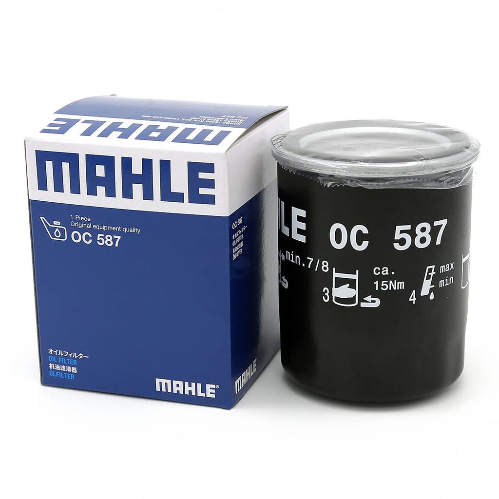 MAHLE Oil Filter OC587 (Set of 10) for Nissan, Honda, and Isuzu Vehicles