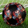 stranger things Indoor Soccer Ball Colorful Machine Stitched PVC Size 5 Team Training Competition Ready Durable High-Bounce Cool Sports Gift