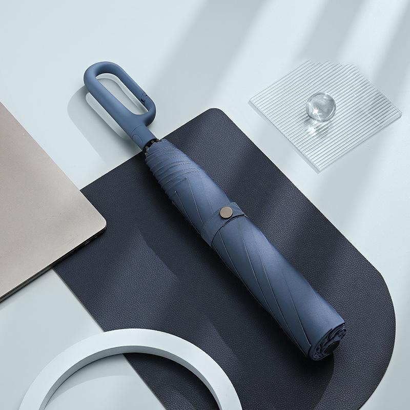 Helautomatisk solskjerm Anti-UV Vindtett Vanntett Reise Utendørs Fiske Camping Paraplyer Med 10K Fiber Rib