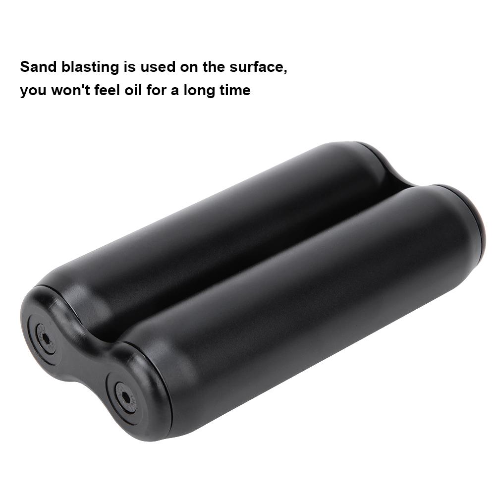 Aluminum Alloy Desk Magic Roller Relieve Stress Toy Infinity Handheld Fidget Toys Black