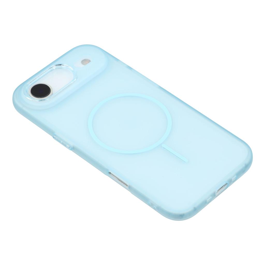 For iPhone Air Phone Case Compatible with MagSafe TPU + PC Matte Back Cover with Glitter Lens Frame