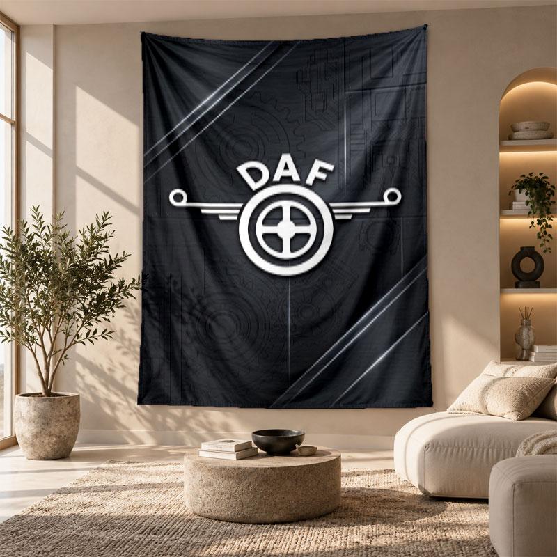 Arazzo Decorativo, Arte da Parete Stampata DAF, Appeso a Parete Leggero per Sfondo Camera da Letto