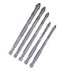 4/5Pcs Eccentric Drill Bits Four Edge Eccentric Twist Drill Bit Set High Hardness Bevel Tip Serrated Drill Bits