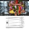 Stainless Steel Roaster Electric Oven Barbecue Skewers Needle Cage Set BBQ Grill Accessory