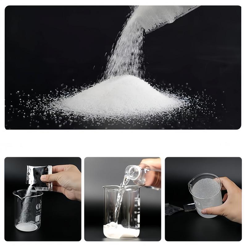 Camping Toilet Chemicals Liquid Waste Gelling Deodorizing Powder Eco Absorbent Gel for Camping Toilet for Portable Toilet 50pcs