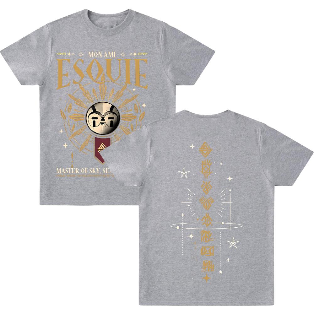 Clair Obscur Expedition 33 T Shirts Expedition 33 Esquie Resin Suncatcher Graphic Tee Men Women Fashion Summer Cotton Y2K Tops