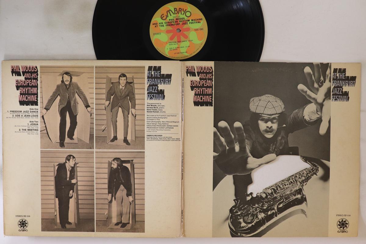 

LP Record PHIL WOODS - At The Frankfurt Jazz Festival (- D SD530 EMBRYO 1971 US Jazz Used