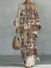 1116 New Bohemian large size casual suit loose version holiday style two-piece set