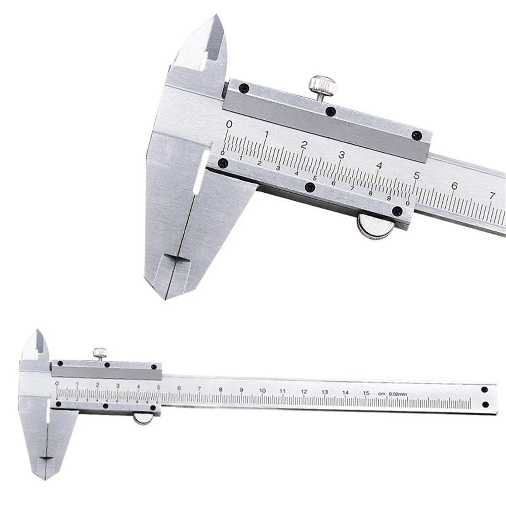 High Precision Measuring Tools Gauge Micrometer 6" 0-150mm 0.02mm Metal Calipers Vernier Caliper