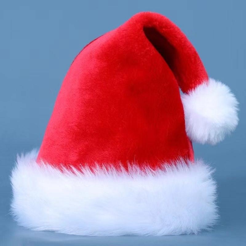 Santa Hat Santa Beard Artificial Hair Santa Decoration Costume Christmas Costume Accessories Set for Men Women Christmas