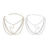 Sparkling Multilayer Face Chain Hair Headdress Veil Mask Fashion Face Chain Perfect for Special Occasions Role Playing