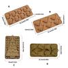 Holiday Themed Silicone Molds for Chocolate Making High Temperatures Resistant Candy Mould Handmade Dessert Bakewares