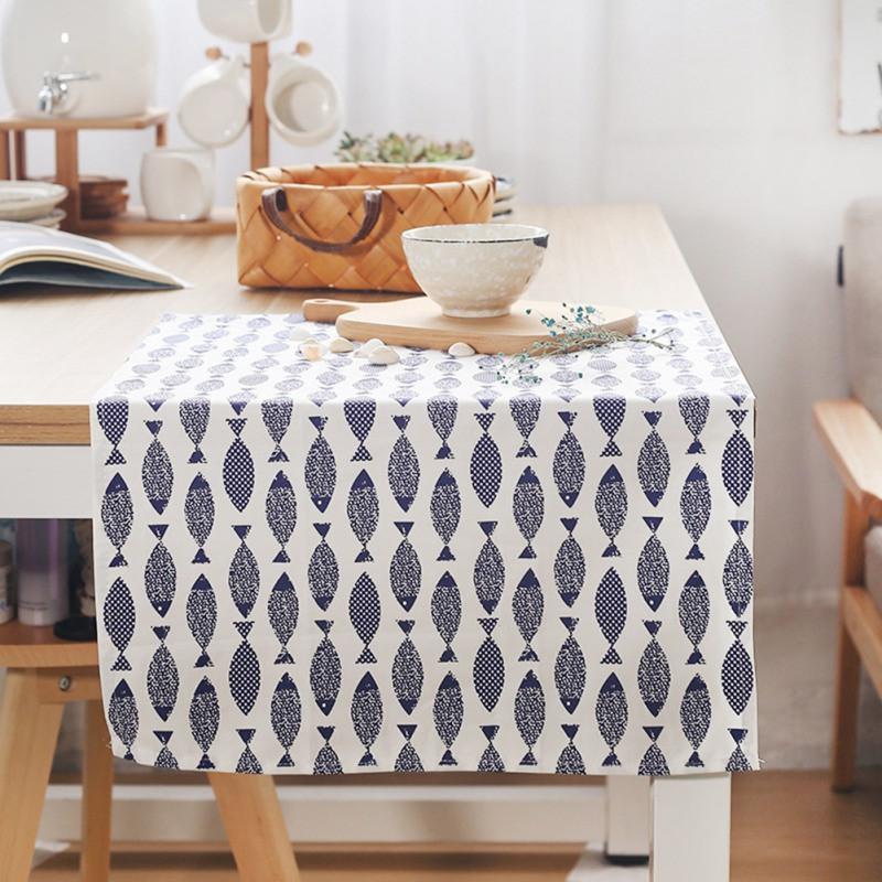 1Pc 40x60cm Mediterranean Style Cotton Table Napkin Kitchen Cleaning Cloth Tea Towel Home Decor