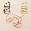 1PC Business Card Display Holder Metal Desktop Minimalist Organizer for Office Countertop