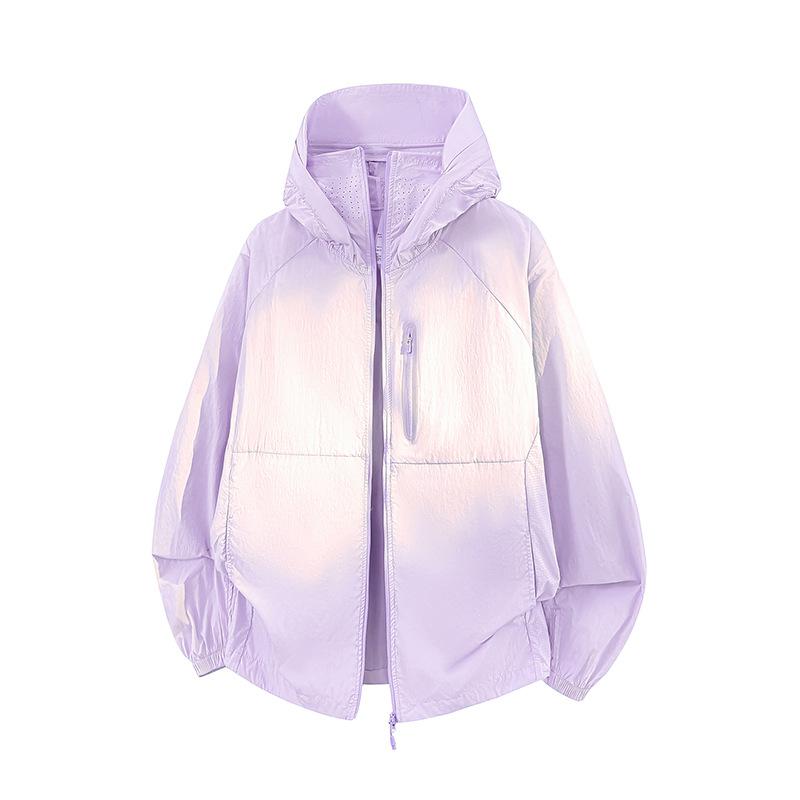 Women's 1011 Outdoor Sun Protection Clothing, New Summer Petite Breathable Sun Protection Clothing, UV Protection, Lightweight Sun Protection Jacket