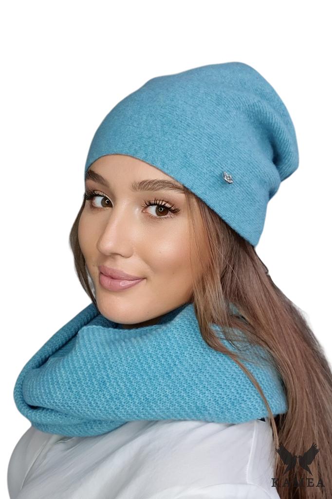 Lara-00 Women' Single Cap, Turquoise Color