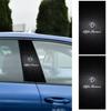 2pcs PVC Car Center Pillar Central Column Stickers Emblem Decal Cover For Alfa Romeo Giulietta 159 147 156 Giulia MiTo Sportiva