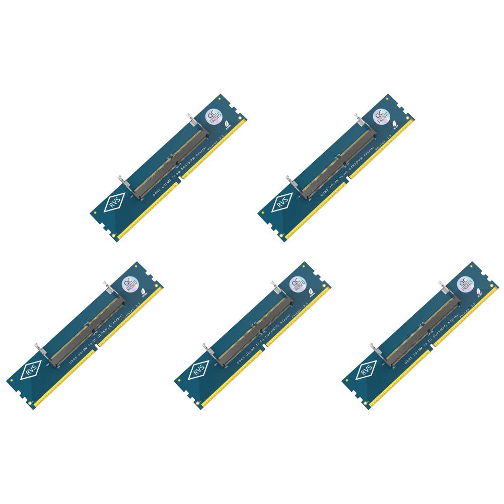 Memory Tester Converter SO DDR5 to DDR5 U-DIMM Laptop DDR5 Memory SO-DIMM to PC Desktop DIMM Riser Card Expansion Adapter for PC