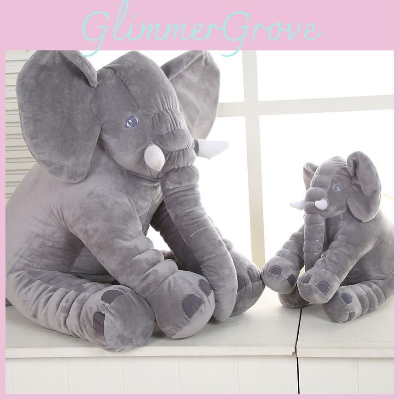 Gift Kids Plush Elephant Toy Pillow Playroom Decor Creative Photography Props