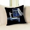 C-Conan G-Gray Wishbone Verschiedene Größen Quadratische Kissenhülle Für Auto Haus Schlafzimmer Dekor Individuelles Valentinstagsgeschenk