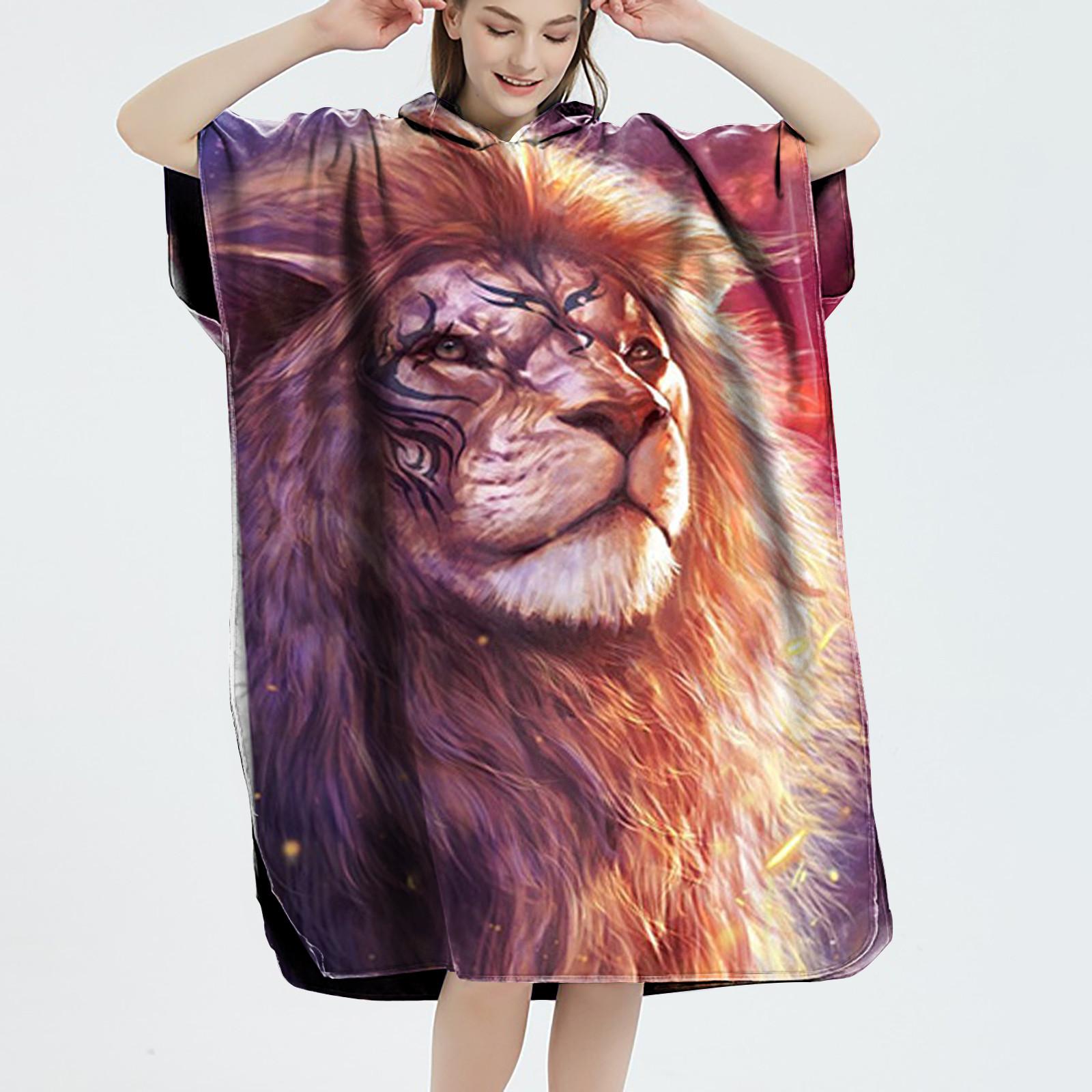 

Модное банное полотенце с капюшоном, халат с короткими рукавами, быстросохнущий сменный плащ, накидка AS SHOWN