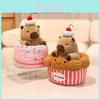 Capybara Plush Toy Super Soft Short Plush Stuffed Animal With Pp Cotton Fill Stress Relief Gift For Kids